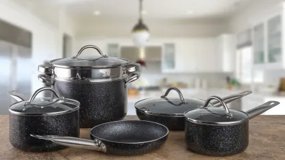 Granite King 10-Piece Nonstick Cookware Set