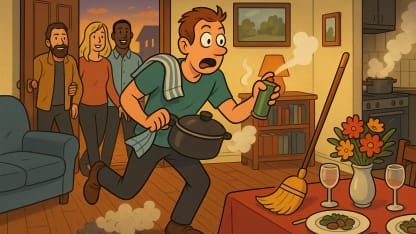 You're having people over for dinner. What do you do?