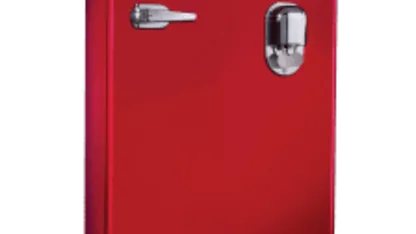 Sadly announcing a passing. Of a refrigerator.