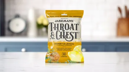 12-Pack: Jakemans Honey Lemon Throat & Chest Lozenges (360 count)
