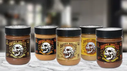 Pick 4: Angry Mills Protein-Infused Caffeinated Nut Spreads
