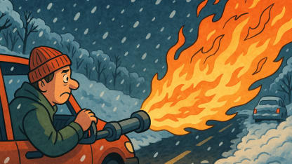 To make driving easier in the winter, I wish I had: