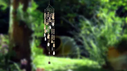 Grasslands Road Garden 36" Wood and Bead Mobile