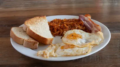 We've probably done this before, but whatever: favorite breakfast food?