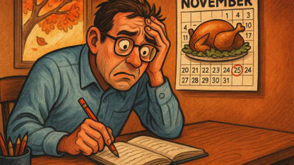 When do you start planning for Thanksgiving?