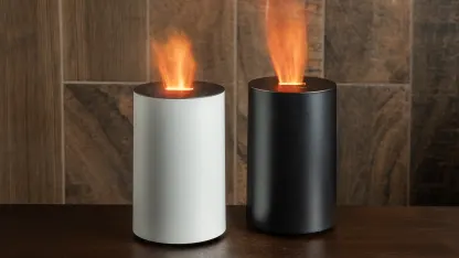 2-Pack: COLDFIRE by Illure Faux Fire Tabletop Decor