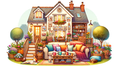 When I visit family, I stay: