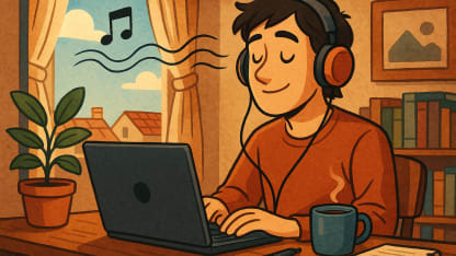 While I work, I listen to: