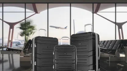 Olympia USA Denmark Plus 3-Piece Expandable Hardside Luggage Set