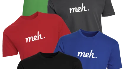 Meh T-Shirts (Assorted Colors)