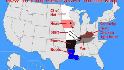 How to find Kentucky on the map...
