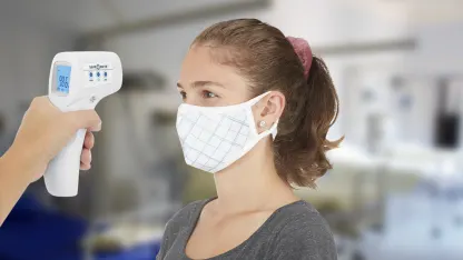 2-Pack: Safe+Mate Digital Touchless Thermometers