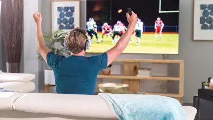 Sharper Image Own Zone Wireless TV Headphones for Private Listening