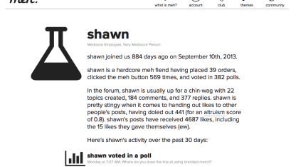 Meh.com   Please get some manners!