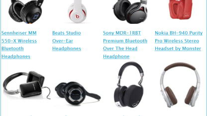 Headphones recommendation