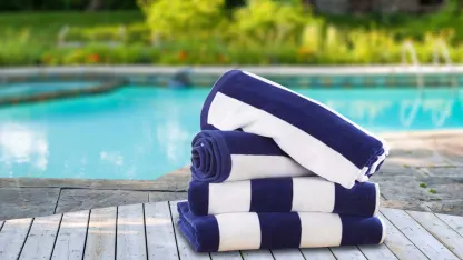 4-Pack: Cabana Stripe 30" x 60" Beach Towels