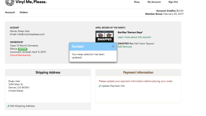 Swapping your VMP account?