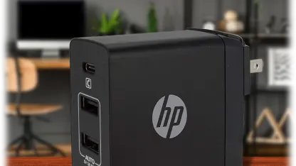 HP USB-C Power Delivery (PD) 45W Charger with 2 USB-A Ports