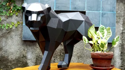 Papercraft World Black Panther Model