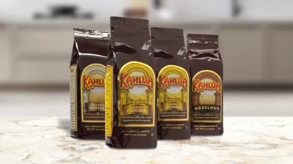 4-Pack: Kahlua 12oz Bags of Assorted Flavored Ground Coffee