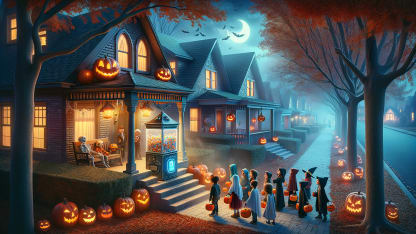 [HALLOWEEN] Who here does something cool for handing out candy?