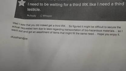 April Fools! IRK Reveals