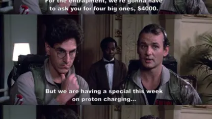 Ghostbusters joke