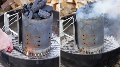 Do you know how to use a charcoal chimney ... no? Watch this...