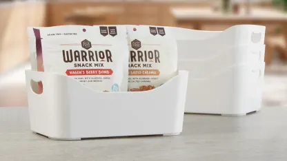 4-Pack: Get Neat Small Plastic Bins