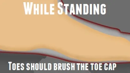 Should my smallest toe touch the side of my boot?