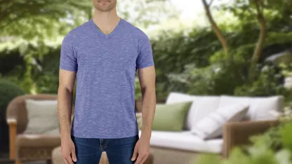 2-Pack: International Report V-Neck Shirt (Lavender, Pink)