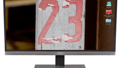 AOC Slim LED Monitor 22", 23", or 24" (Refurbished)