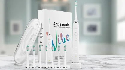 AquaSonic VIBE Series Ultrasonic Whitening Toothbrush