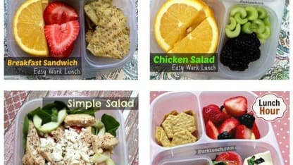 Most days, for lunch at work, I bring: