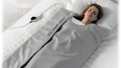 Sharper Image Calming Heat Therapeutic Massaging Sauna Wrap