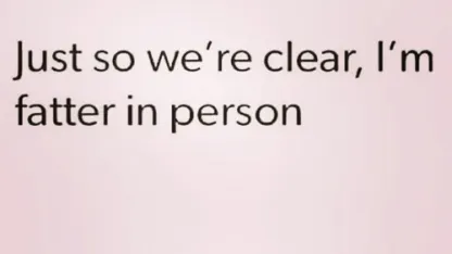 Just so we're clear...