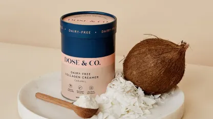6-Pack Dose & Co 12oz Dairy-Free Caramel Collagen Creamer