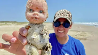 Researchers keep finding creepy dolls washing up on Texas beaches