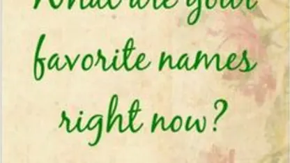 What's your favorite name for this month?