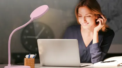 iHome LED Table Lamp With Flex Neck and Wireless Charger