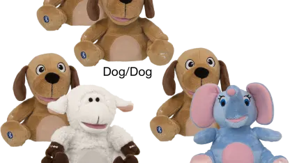 2-Pack iLive Bluetooth Buddy Animatronic Animal Speakers