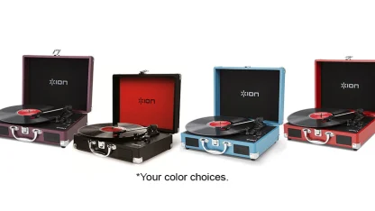 Ion Audio Vinyl Motion Portable Suitcase Turntable