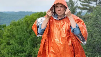 Go Time Gear Emergency Survival Tent + 2 Ponchos