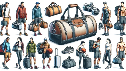 Duffle bags are great for: