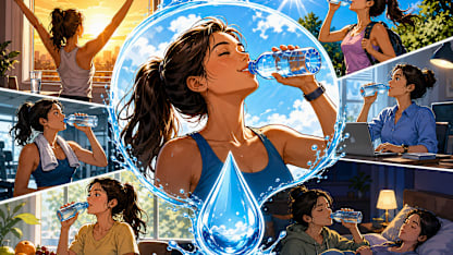 Do you stay well-hydrated all day?