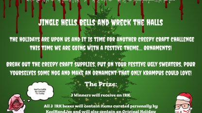 KOOLHANDJOE'S HOLIDAY ORNAMENT MONSTERFY THIS CHALLENGE