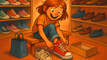 Best part of back-to-school shopping as a kid: