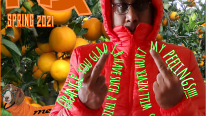 MQ SPRING 2021 orange coat goat edition