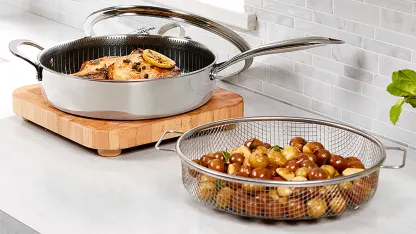 Copper Chef Nonstick Stainless Steel Cookware Set