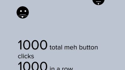 1000 meh button clicks